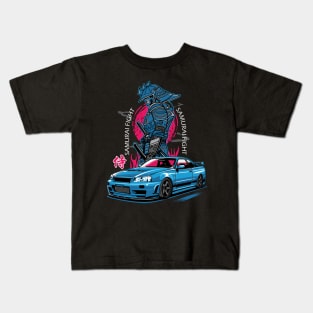 Nissan Skyline R34 Kids T-Shirt